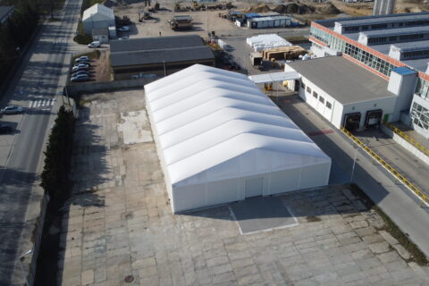 Budowa Hali namiotowej ANIS